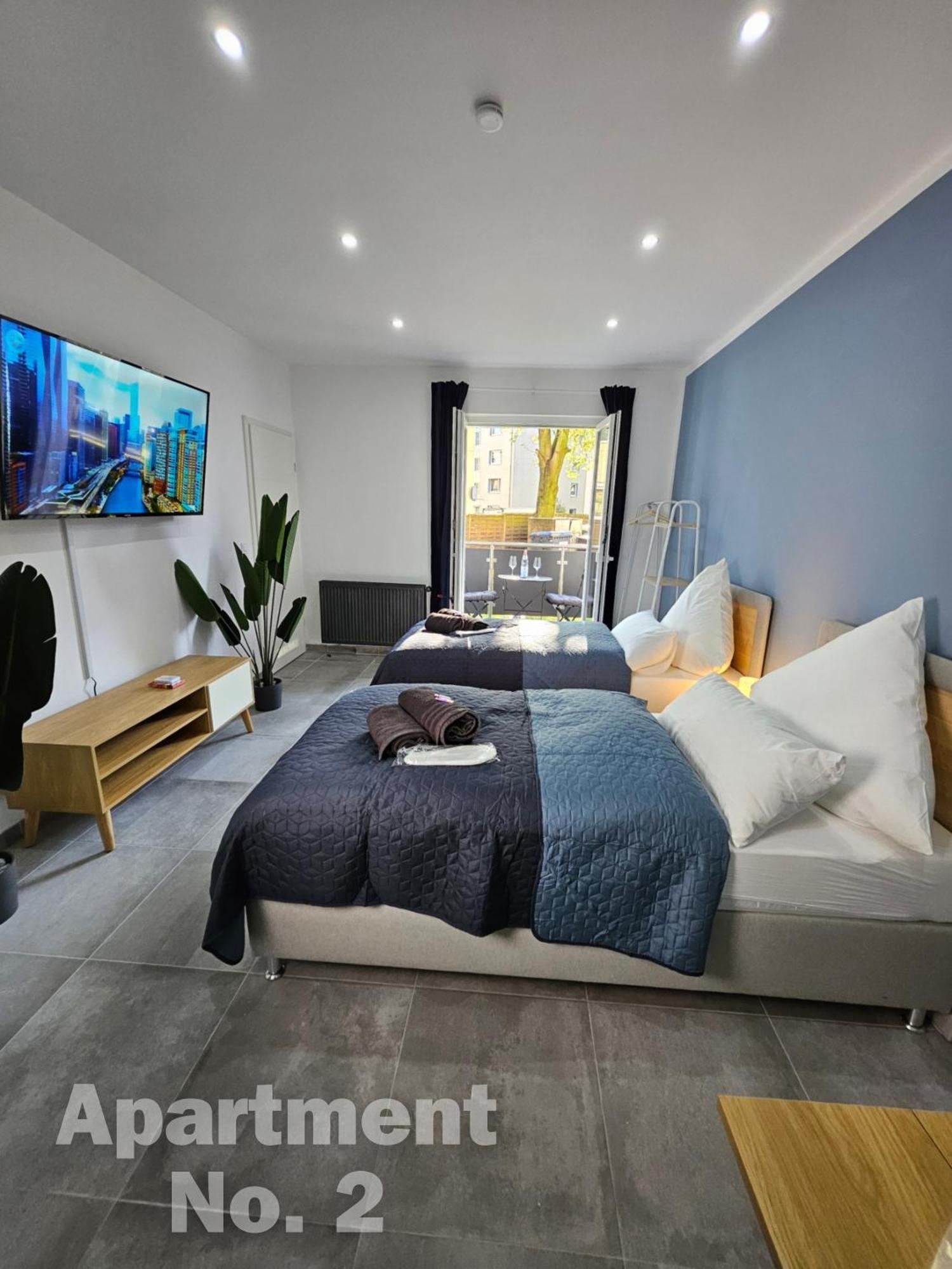 Modern Homes - Voll Ausgestatte Wohnung - Balkon - Hotelbetten - 4K Tv - Wlan Мёрс Экстерьер фото
